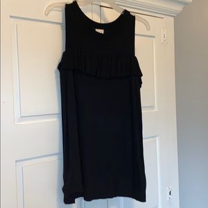 Black open shoulder sweater